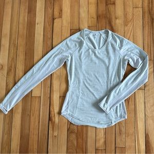 Athleta Off-White Long-Sleeve
